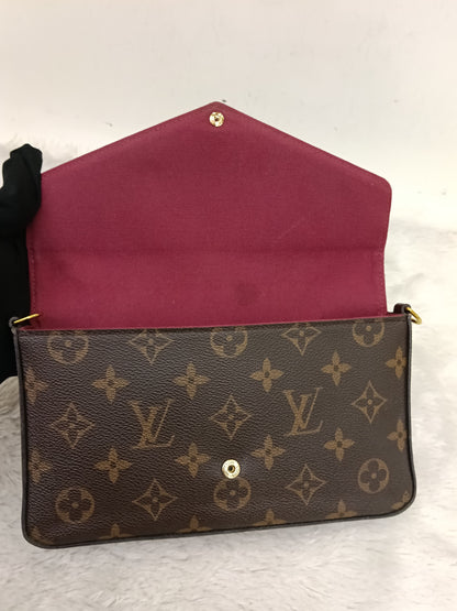 LV Pochette Felicie GM Monogram Fuchsia 2020
