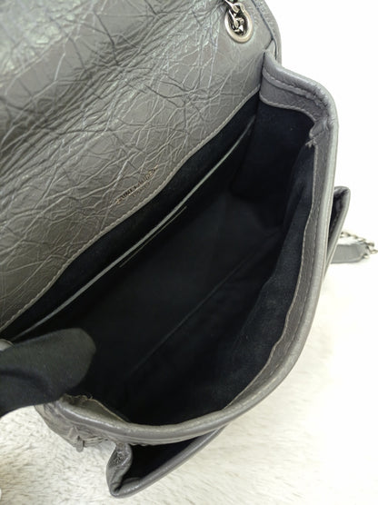 YsL Niki Baby Calfskin Grey RHW 2018