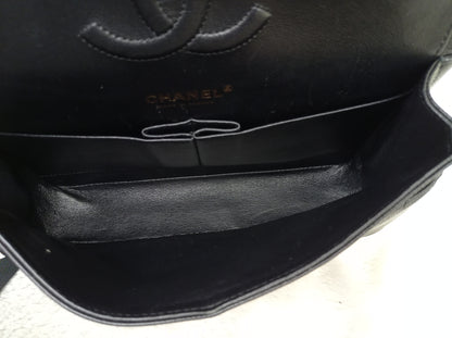 Chanel Medium Chevron Caviar Black GHW DF #30