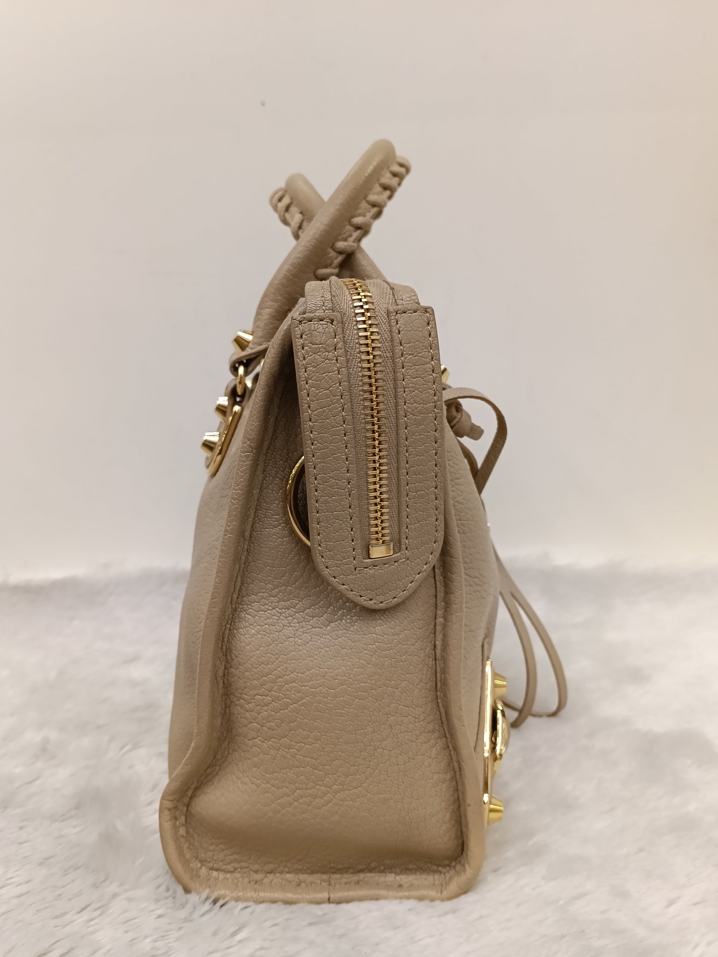 Balenciaga Small City Edge Beige GHW 2019