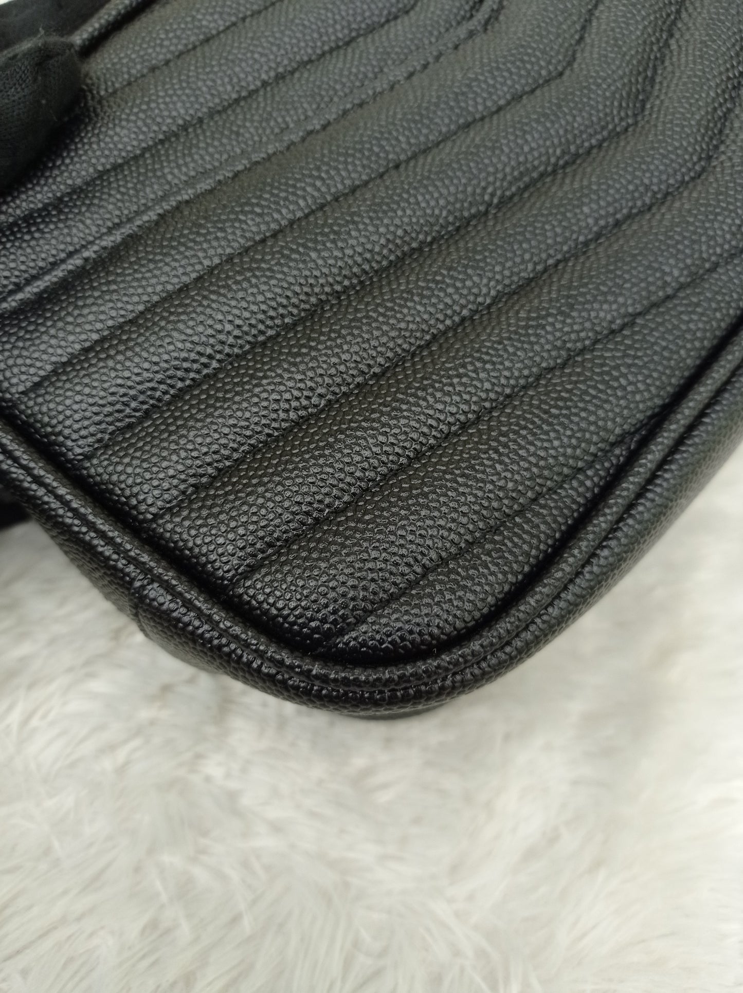 YsL Lou Mini Camera Grained All Black 2019