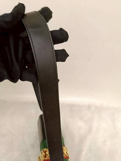 Gucci Sylvie Small Web Calfskin Black GHW