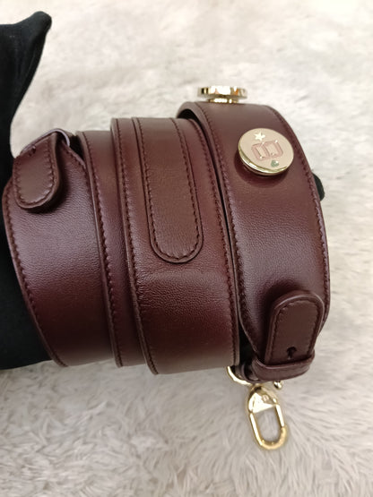 Lady Dior Small Lamb Bordeaux GHW 2018