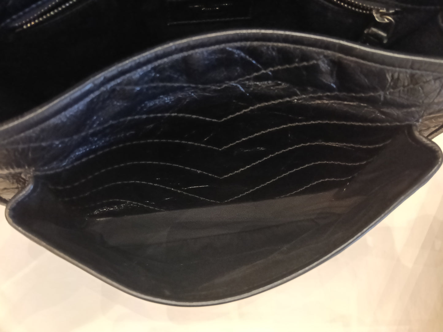 YsL Niki Medium Calfskin Black RHW 2018