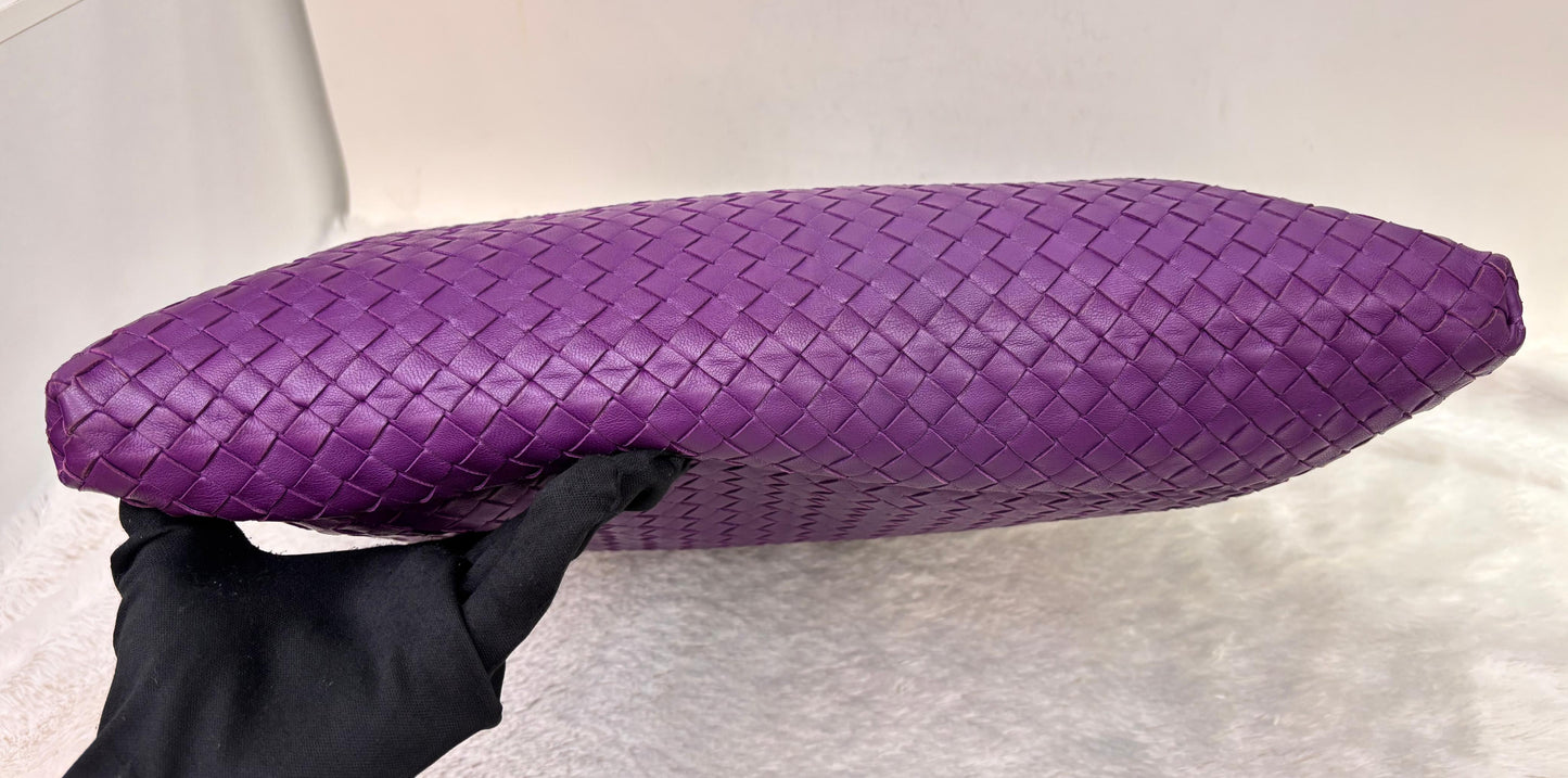 Bottega Veneta Convertible Intrecciato Medium 3 Ways Purple RHW