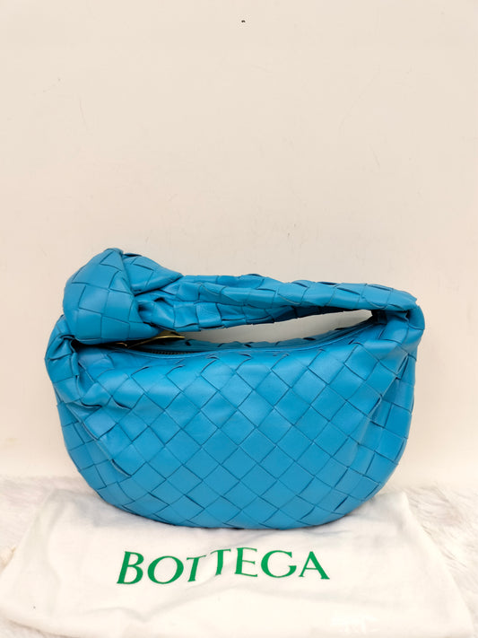 Bottega Veneta Mini Jodie Blue GHW