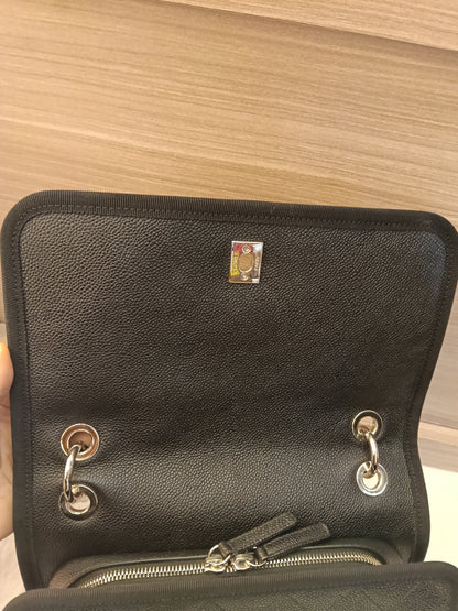 Chanel Top Handle Seasonal Flap Caviar Black SHW #25