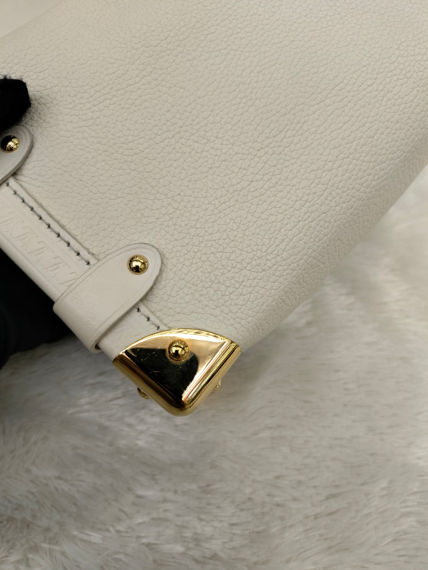 LV Side Trunk PM Grained Calfskin Chalk (CHIP)