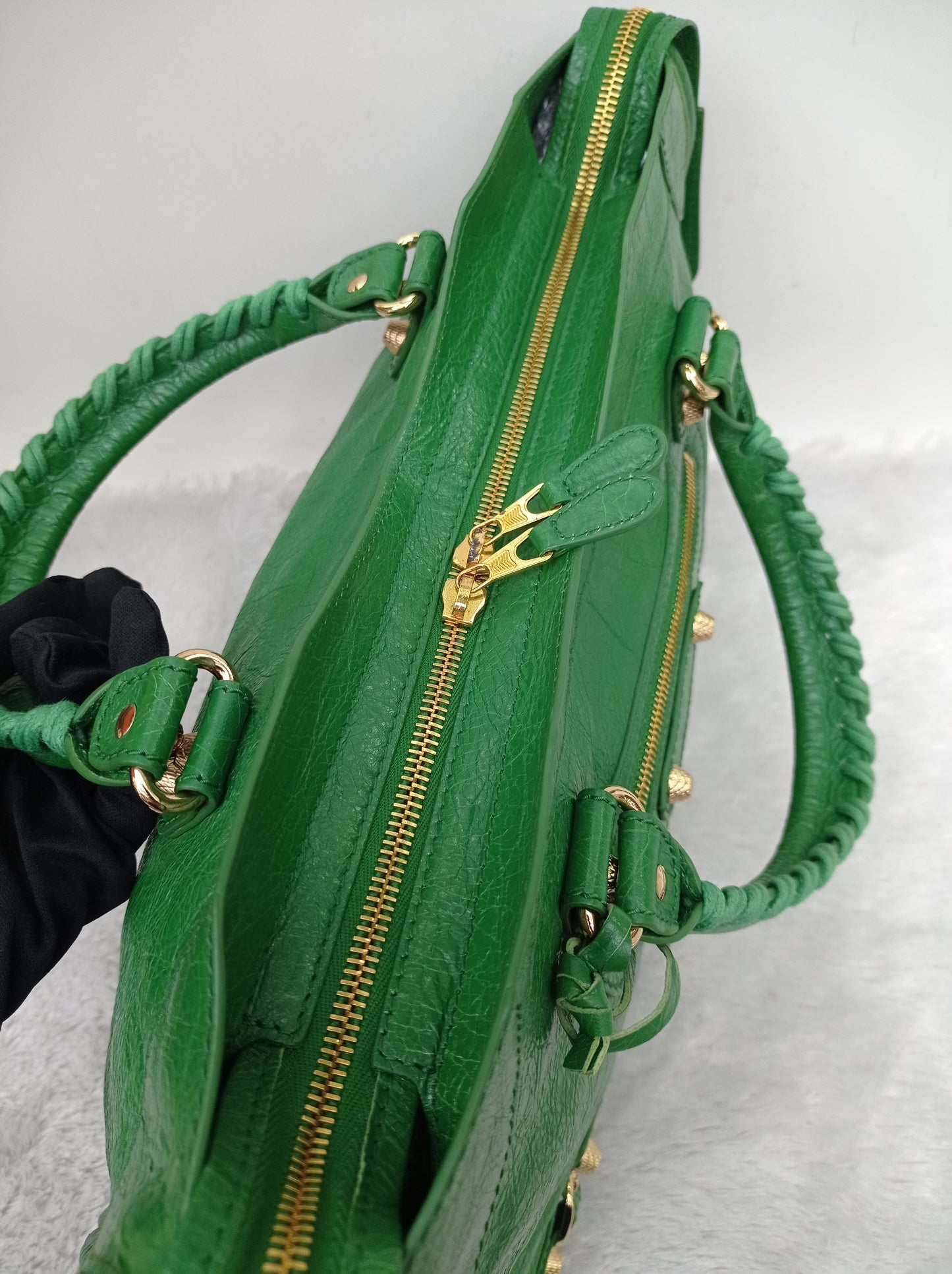 Balenciaga Reguler City Classic Giant Green GHW 2015