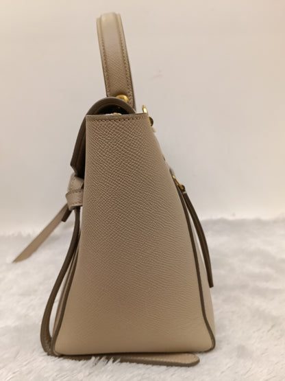 Celine Micro Belt Grained Light Taupe GHW 2021