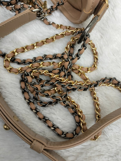 Chanel Gabrielle Small Chevron Beige GHW #29