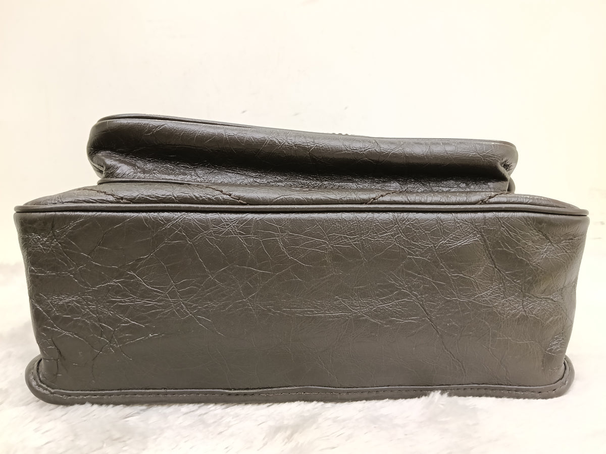 YsL Niki Medium Calfskin Grey RHW 2020