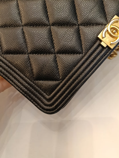 Chanel Boy WOC Caviar Black GHW #30
