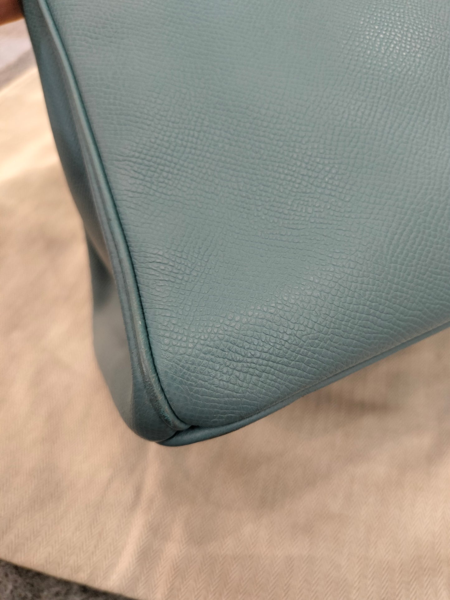 B35 Epsom Blue Jeans PHW #N square