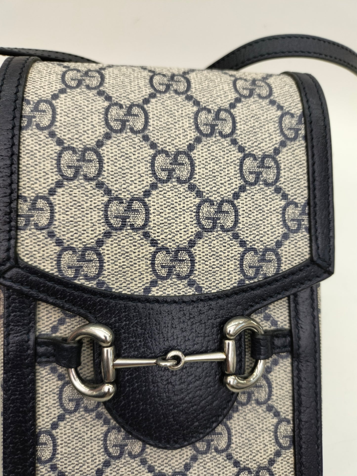 Gucci Horsebit Phone Bag Black