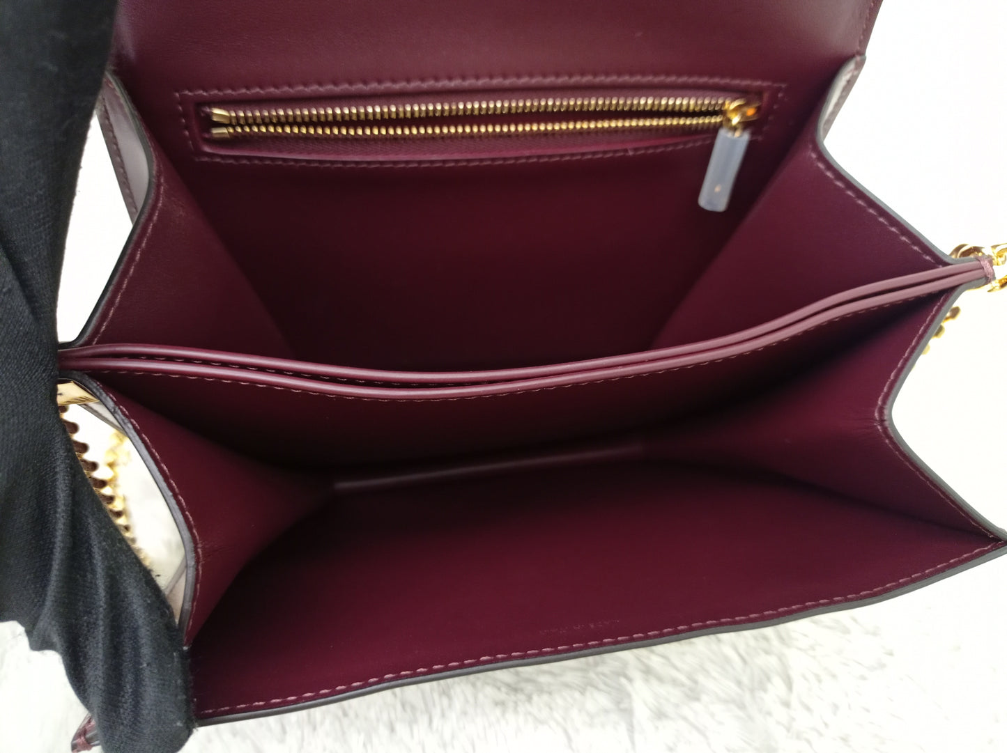 Celine Triomphe College Calfskin Dark Burgundy GHW 2023