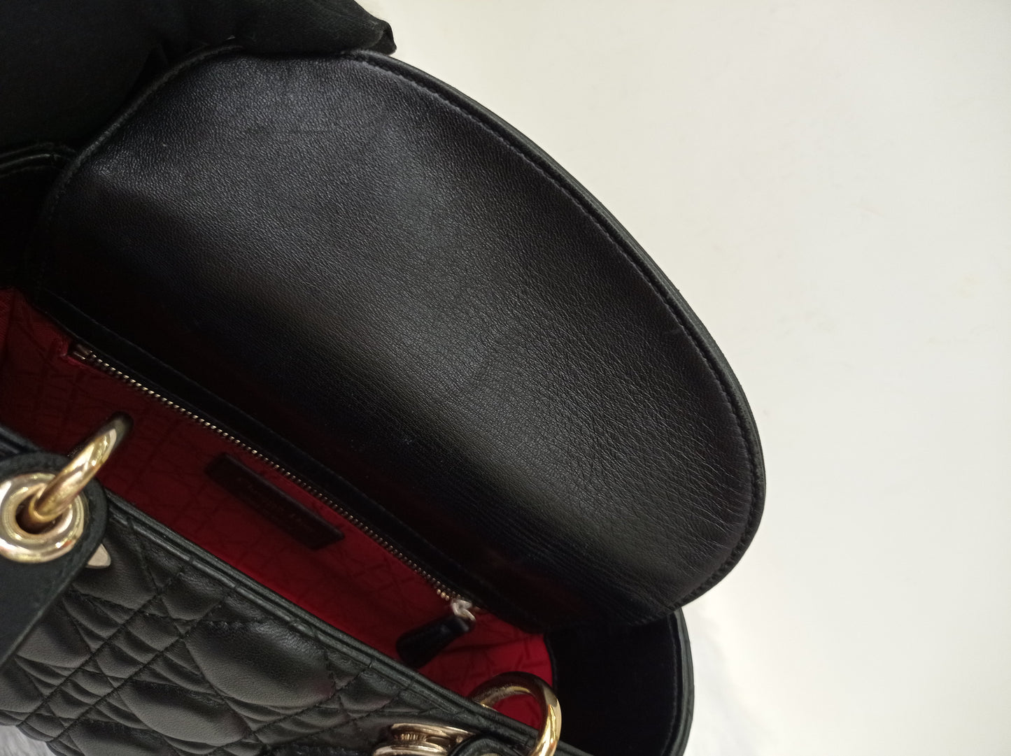 Lady Dior Small Lamb Black GHW 2018
