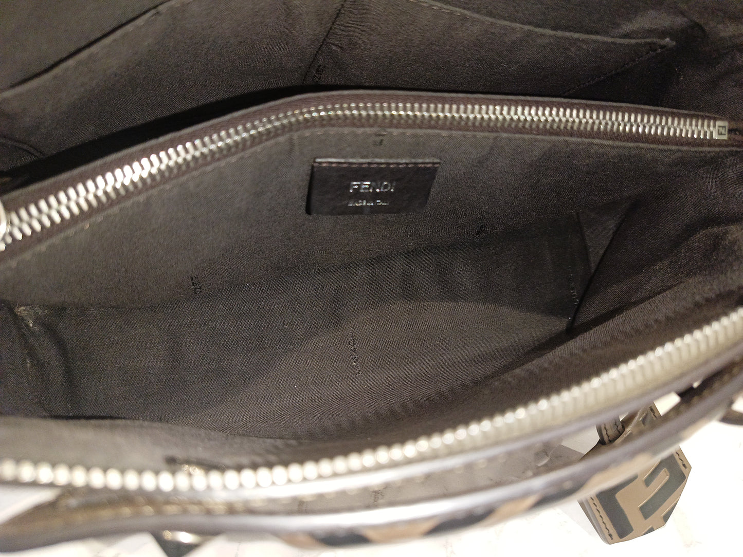 Fendi BTW Medium FF Handle Maya Brown SHW 2018