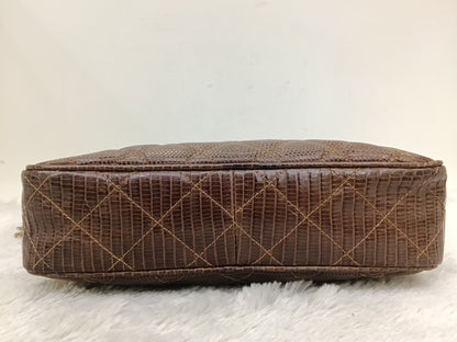 Chanel Camera Tassel Lizard Brown GHW #0