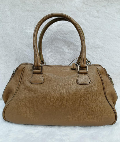 Chanel Lax Tassel Bag Pebbled Large Brown SHW #8