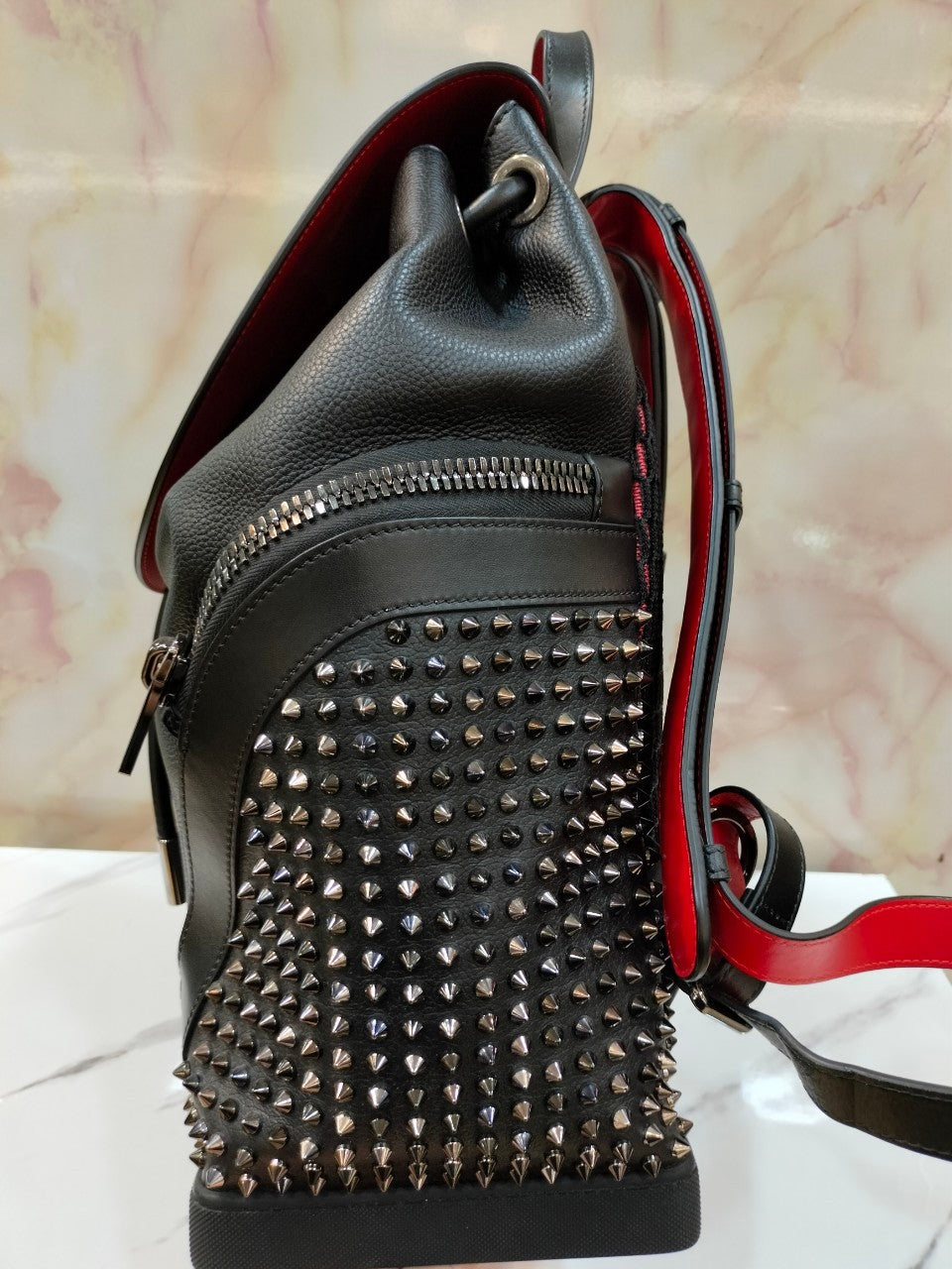 Christian Louboutin Explorer Spike Backpack Black Stud