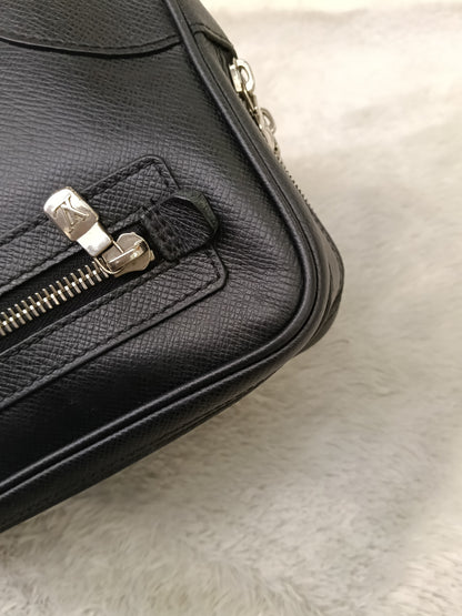 LV Neo Pavel Clutch Taiga Ardoise Black 2009