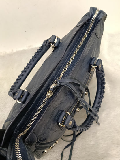 Balenciaga Small City Classic Blue Nuit SHW 2018