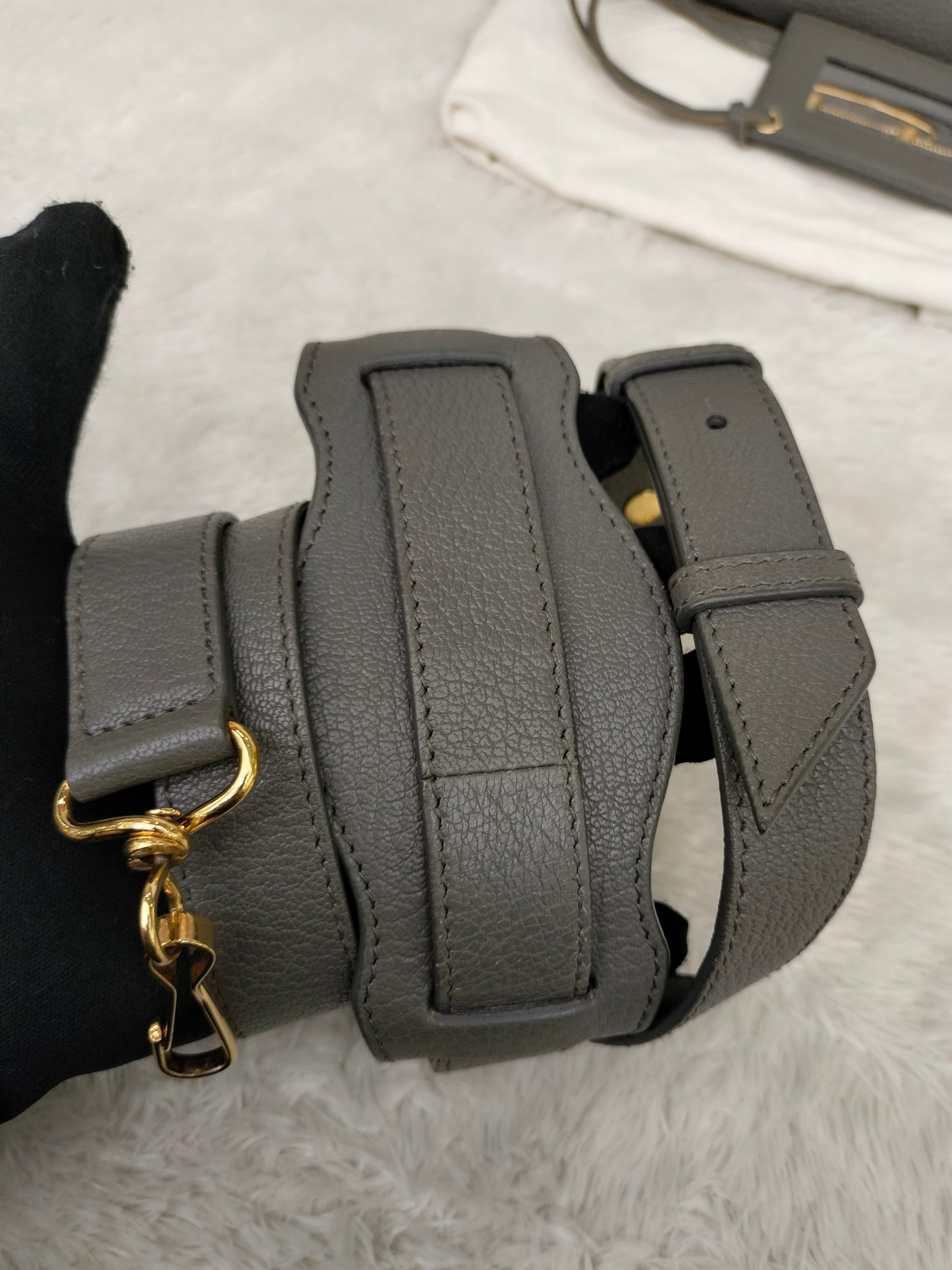 Balenciaga Small City Edge Dark Grey GHW