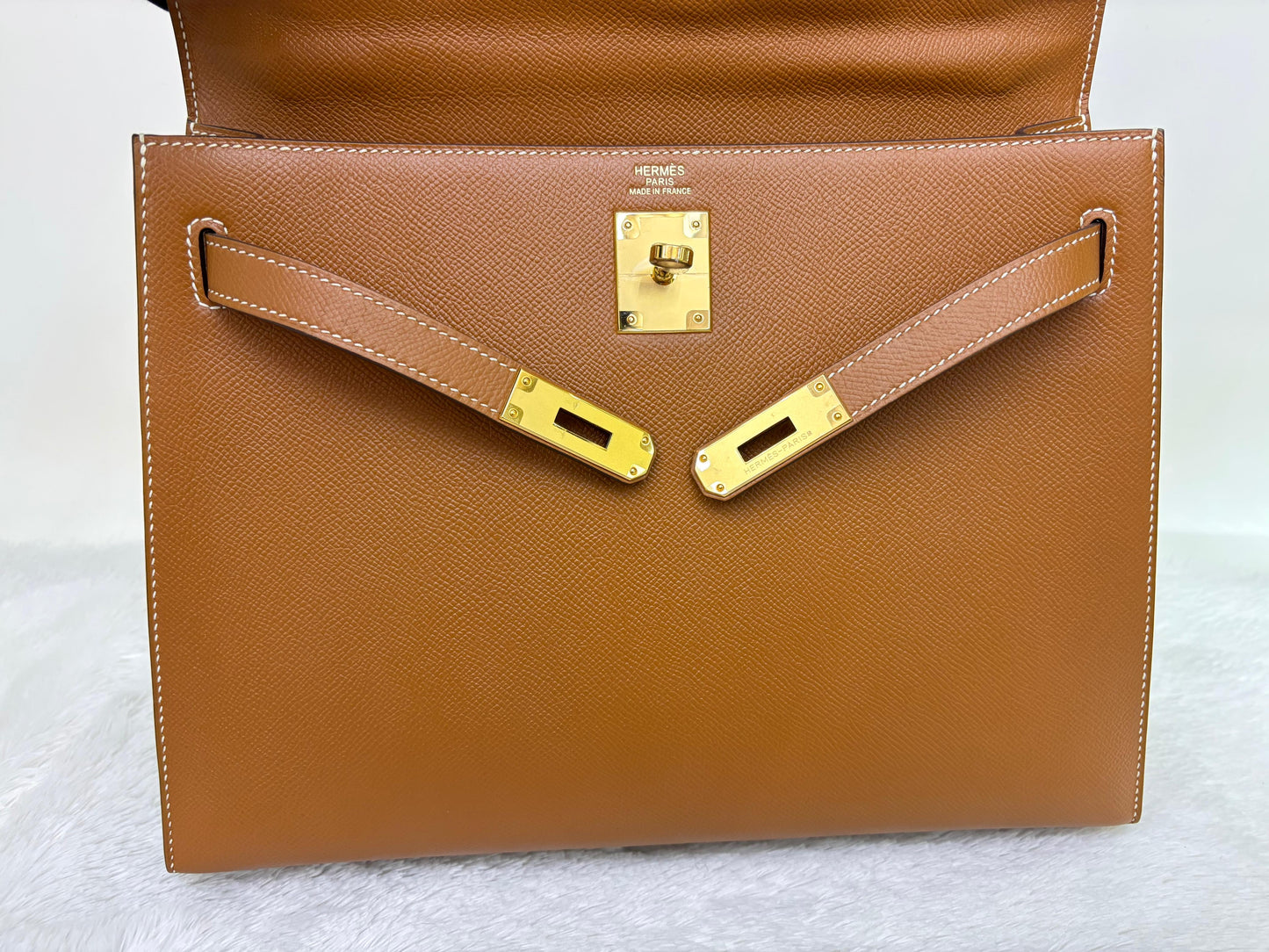 K32 Epsom Sellier Gold GHW #P square