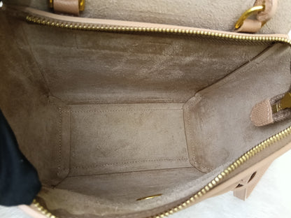 Celine Nano Belt Grained Desert Rose GHW 2020