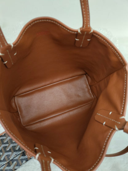 Goyard Anjou Mini Black Tan