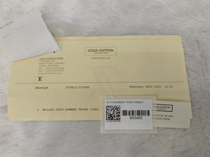 LV Outdoor Bumbag Taiga Cobalt 2019