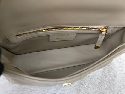 Dior Caro Small Supple Cannage Beige GHW 2023
