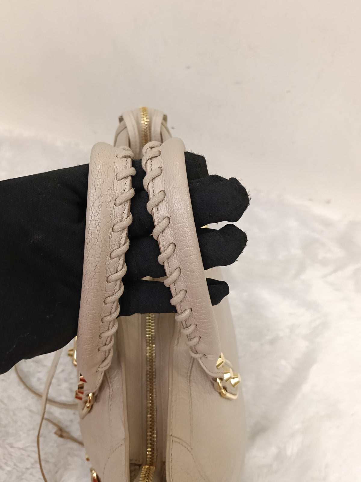 Balenciaga Small City Edge Beige GHW 2016
