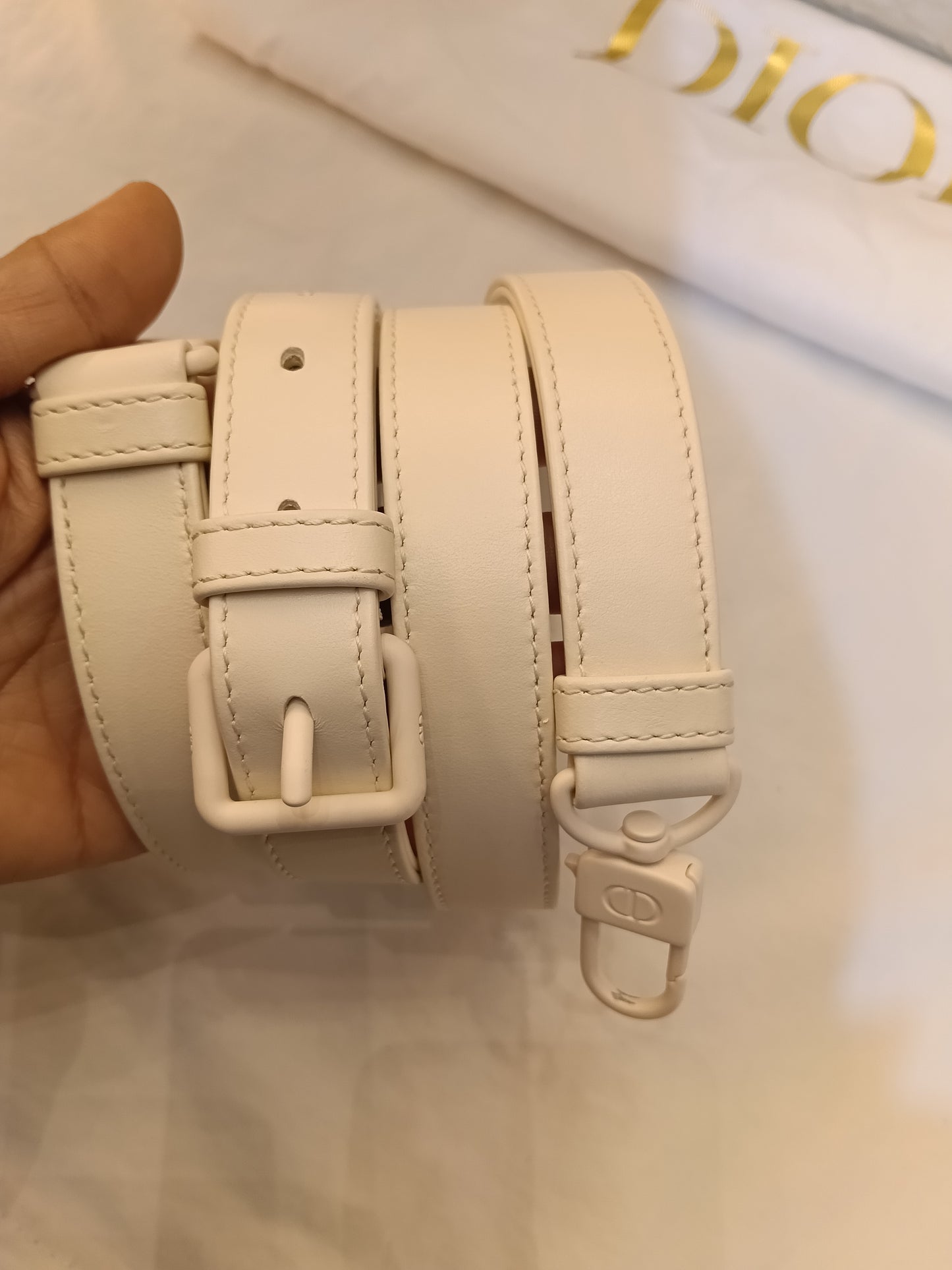 Dior Lady D'Joy Medium Cannage Diamond Latte 2022