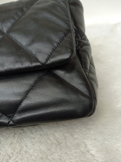 Chanel C19 Medium Lamb Black GHW #29