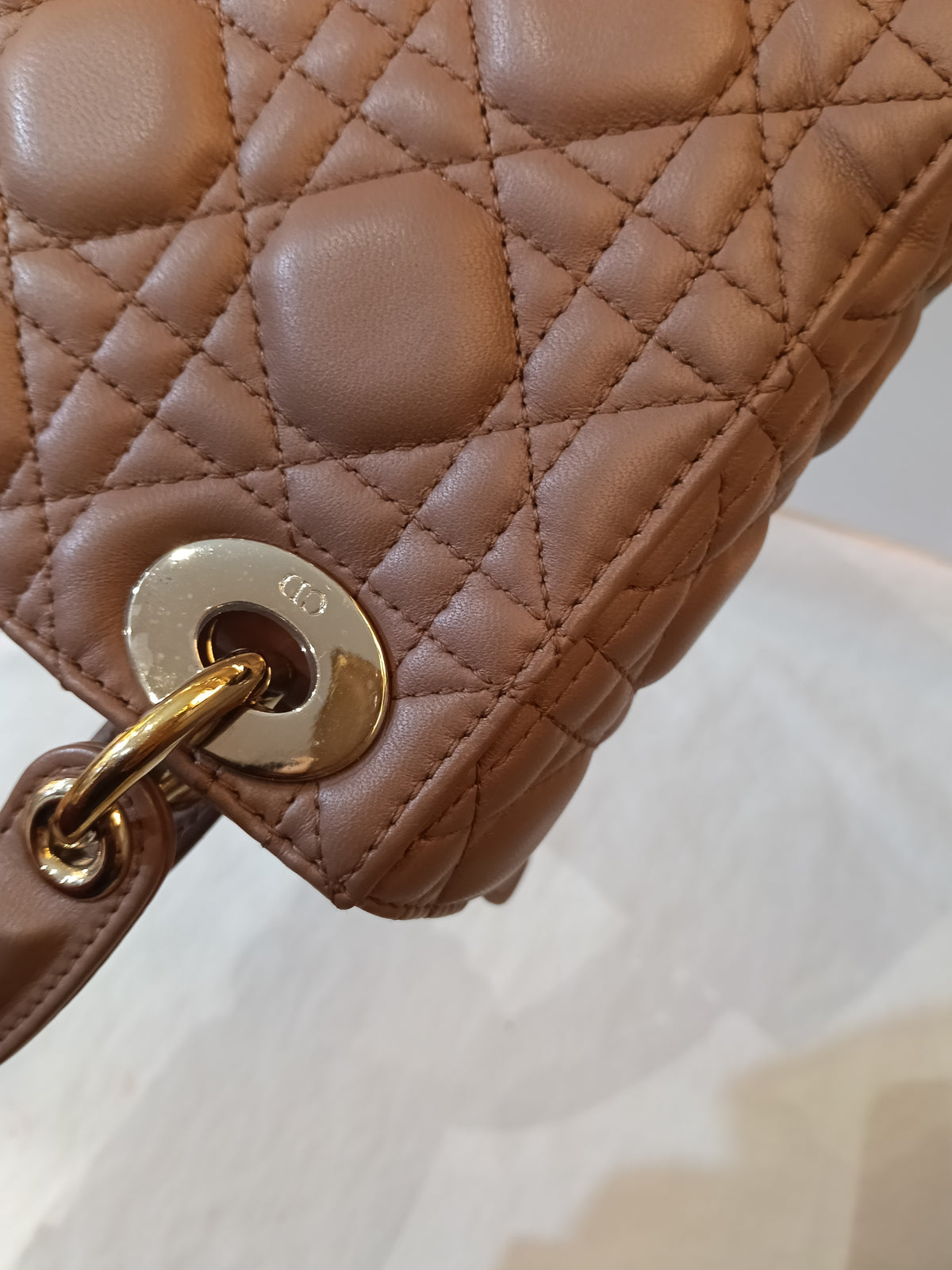 Lady Dior Mini Lamb Fard GHW 2019