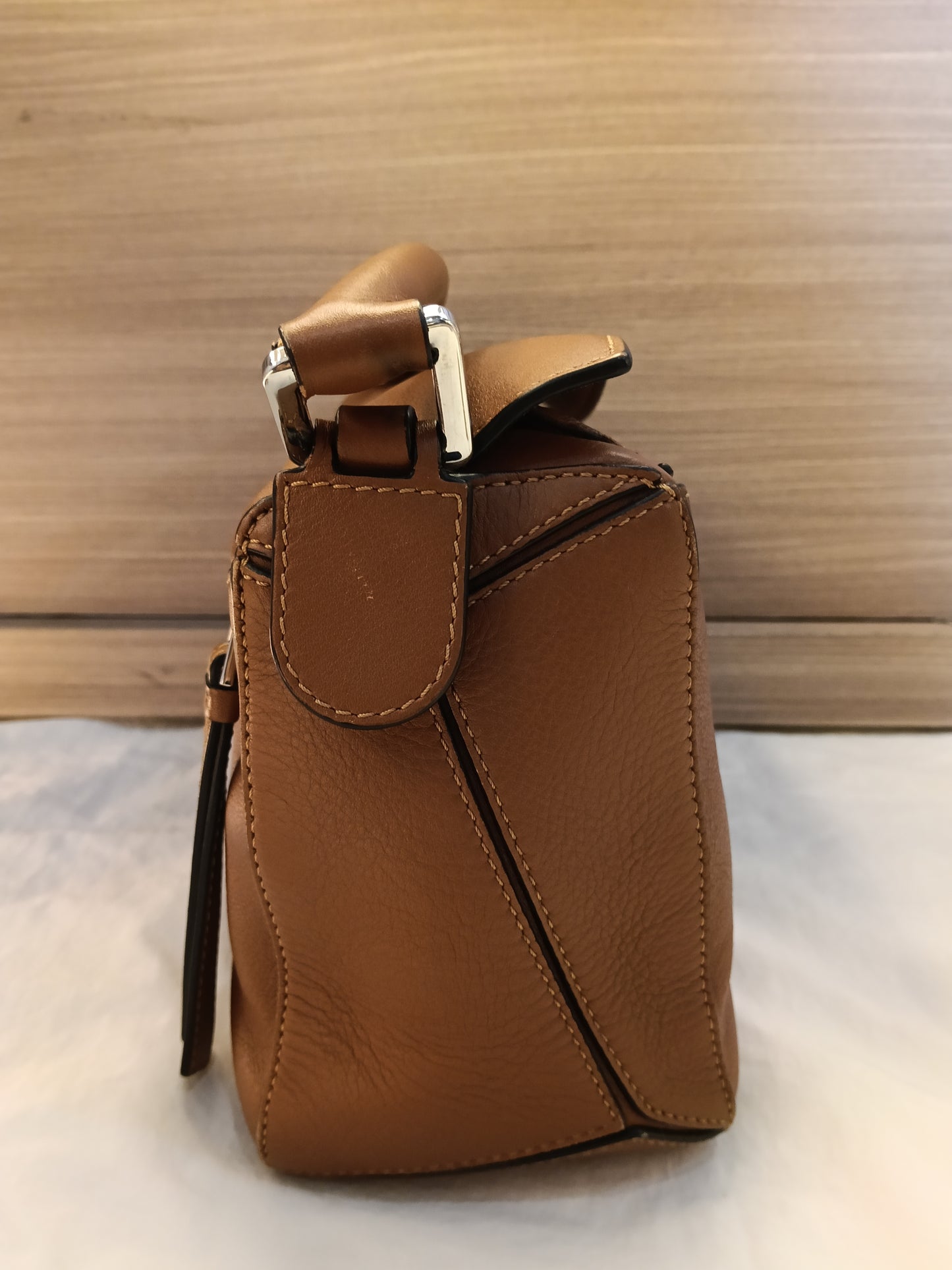 Loewe Puzzle Small Tan SHW 2020