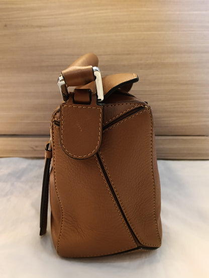 Loewe Puzzle Small Tan SHW 2020