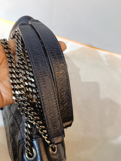 YsL Niki Baby Calfskin Navy RHW 2018
