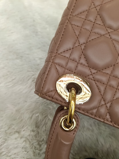 Lady Dior Mini Lamb Fard GHW 2019