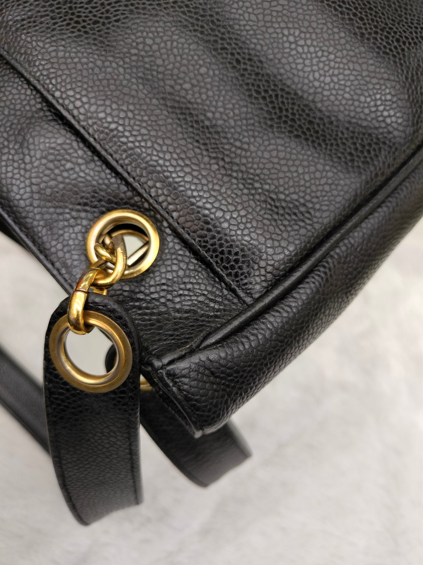 Chanel Triple Coco Chain Shoulder Caviar Black GHW #2
