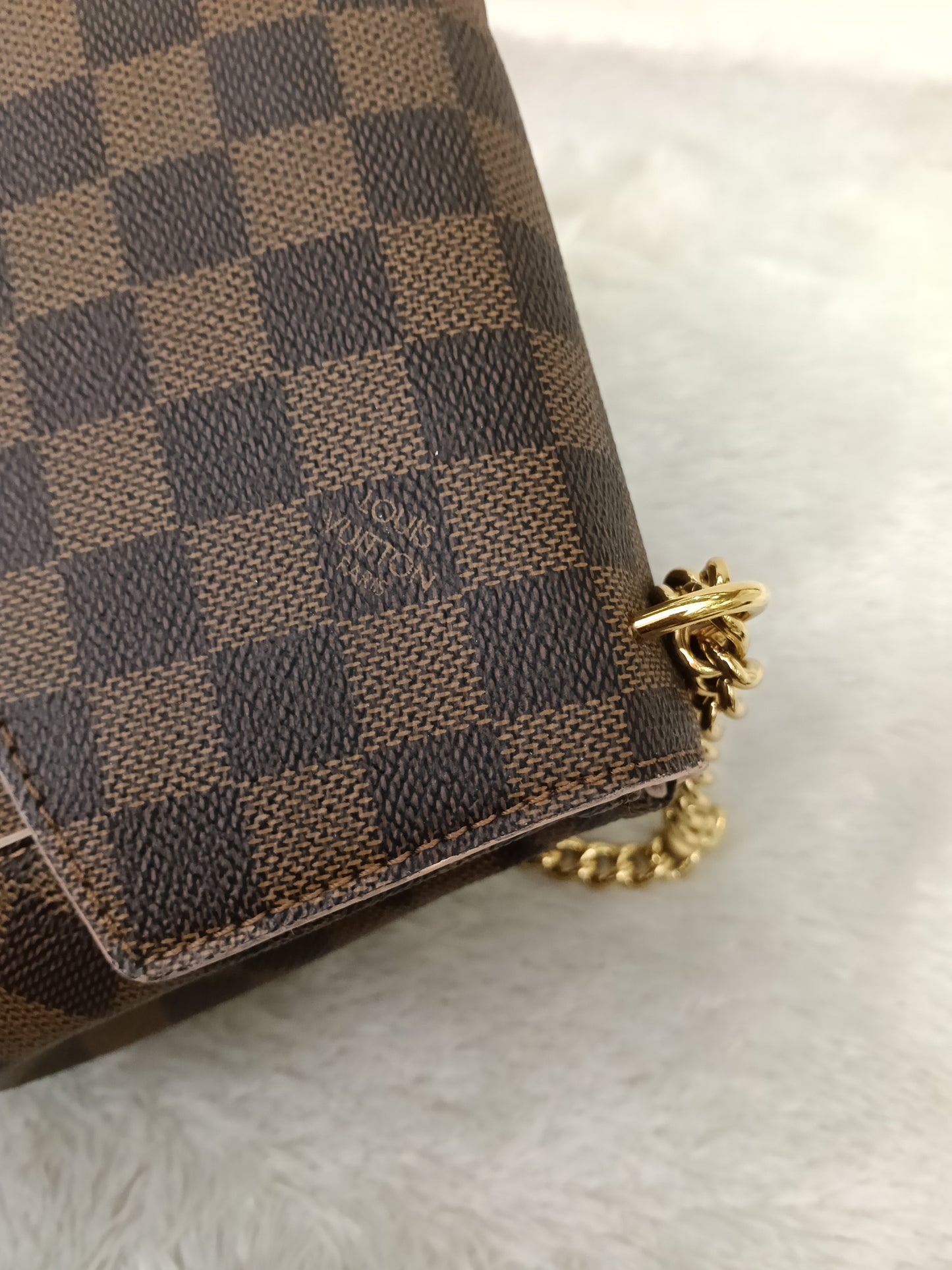 LV Caissa Clutch Damier Rose Ballerine 2016
