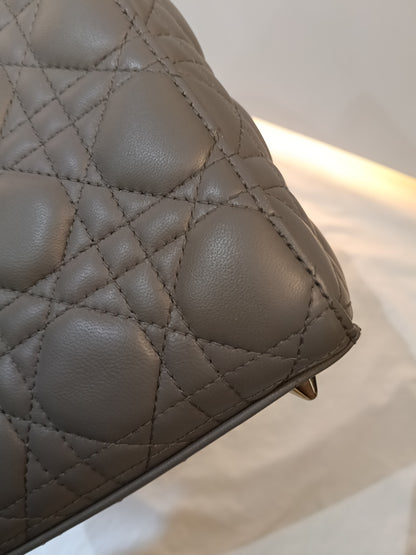 Lady Dior Small Lamb Grey GHW 2019