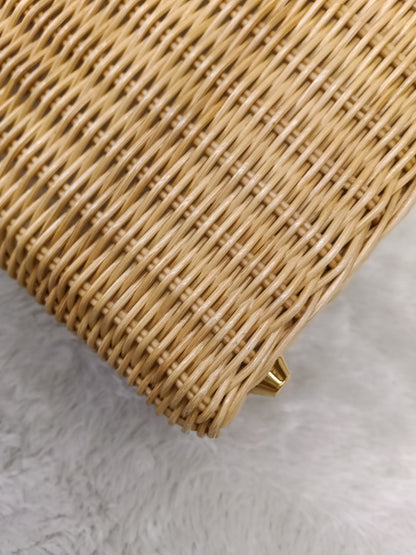 Prada Midollino Canapa Naturale Bianco GHW