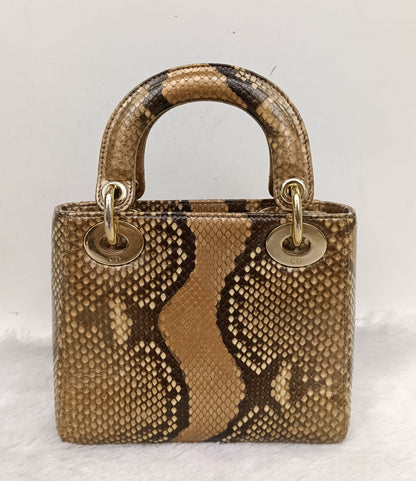 Lady Dior Mini Python GHW 2019