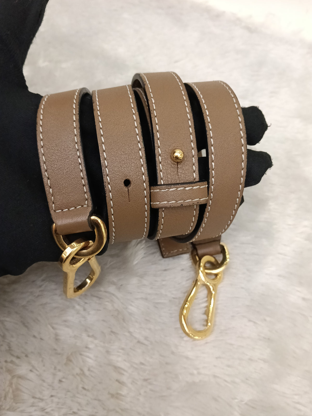 Loewe Puzzle Small Grained Sand Mink GHW 2020