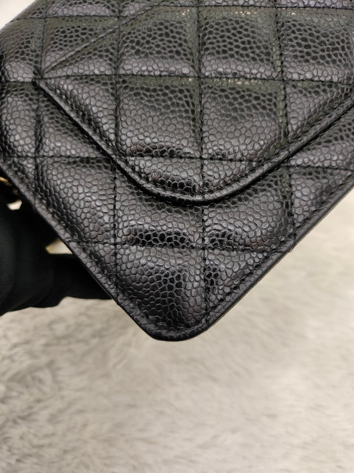 Chanel WOC Caviar Black GHW (CHIP)