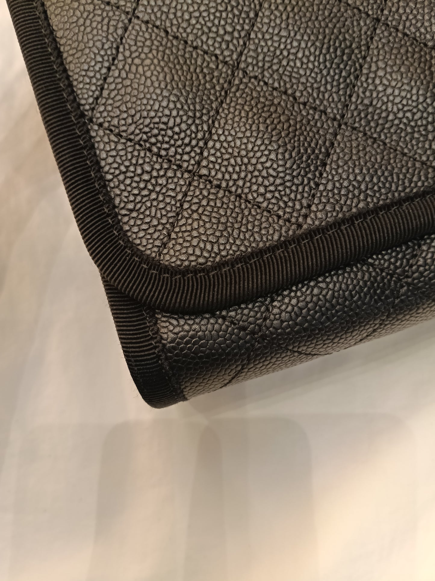 Chanel Top Handle Seasonal Flap Caviar Black SHW #25