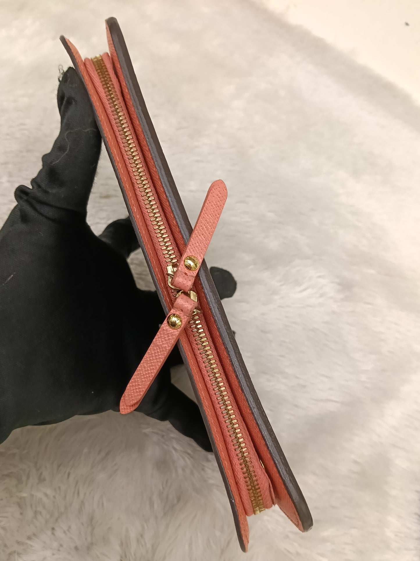 LV Insolite Long Wallet Monogram Salmon Pink